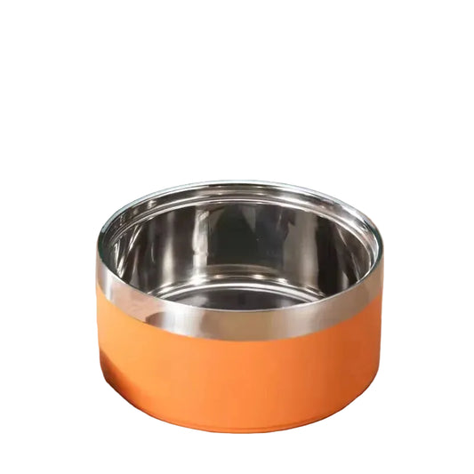 Gamelle anti-glouton en acier inoxydable