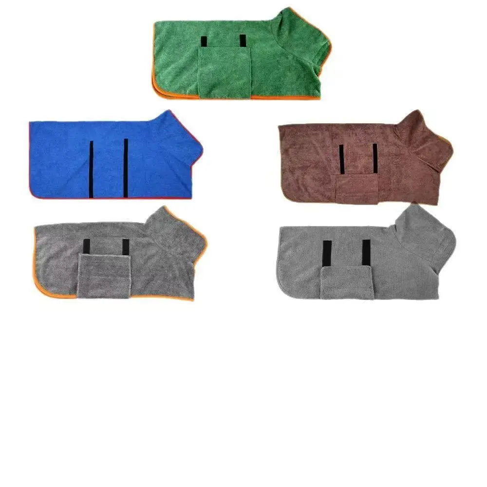 Peignoir et Manteau de Séchage Super Absorbant en Microfibre pour Animaux