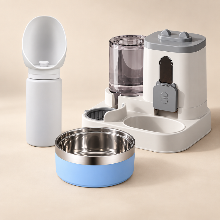 Accessoires de repas et d’hydratation pour animaux