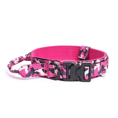 Collier Tactique pour Chien en Nylon Résistant pour une Manipulation Sécurisée