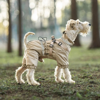 Combinaison Imperméable pour Chien : Veste Quatre Pattes Respirante et Chaude