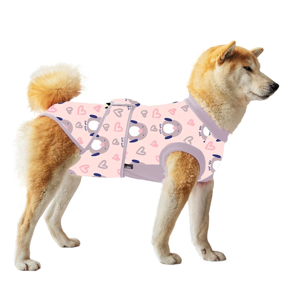 Combinaison de Récupération Post-Chirurgie pour Animaux - Couverture Abdominale Confortable