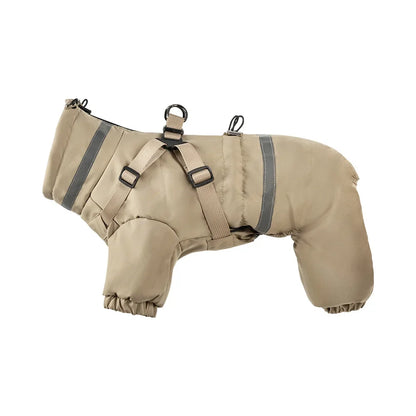 Combinaison Imperméable pour Chien : Veste Quatre Pattes Respirante et Chaude