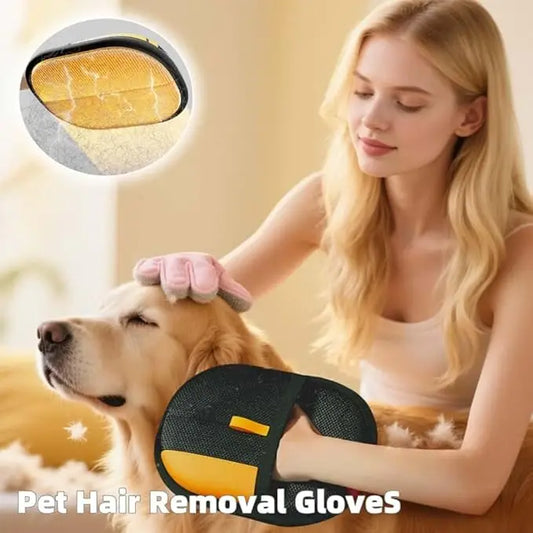 Gants de Toilettage Doux en Nylon pour Animaux de Compagnie pour un Brossage en Douceur
