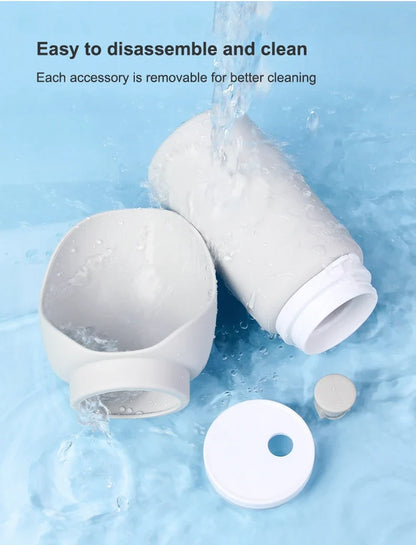 Bouteille d'eau pliable en silicone étanche pour chien