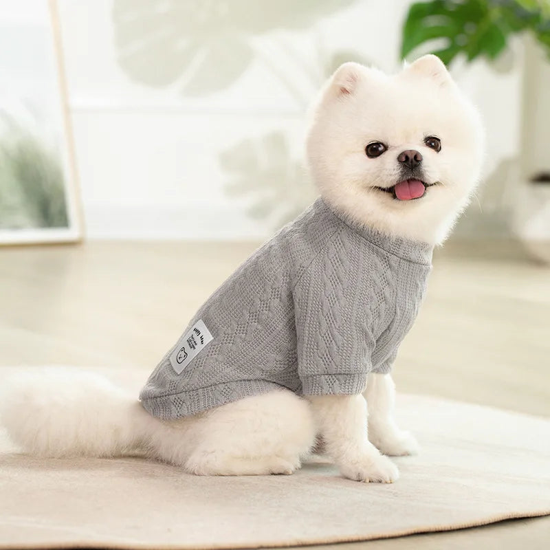 Pull d'Hiver Écologique pour Chien - Chaleur et Confort Classiques