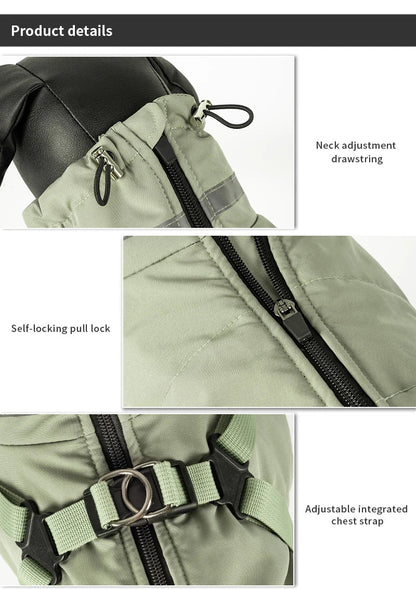 Combinaison Imperméable pour Chien : Veste Quatre Pattes Respirante et Chaude