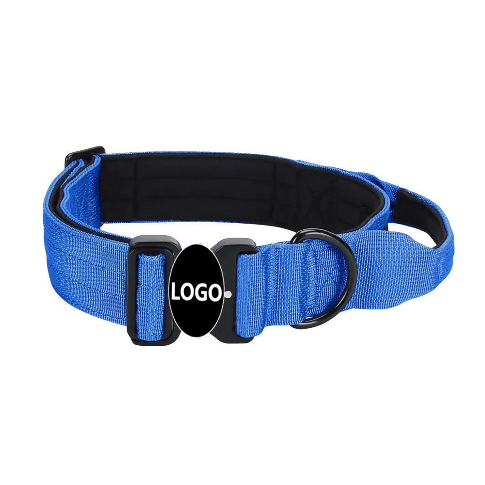 Collier Tactique Renforcé pour Chien avec Poignée de Contrôle