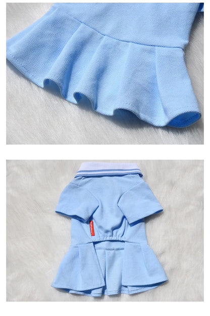 Robe Polo en Coton Respirant pour Chien pour le Confort d'Été