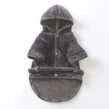 Peignoir à Capuche Hautement Absorbant pour Chiens et Chats