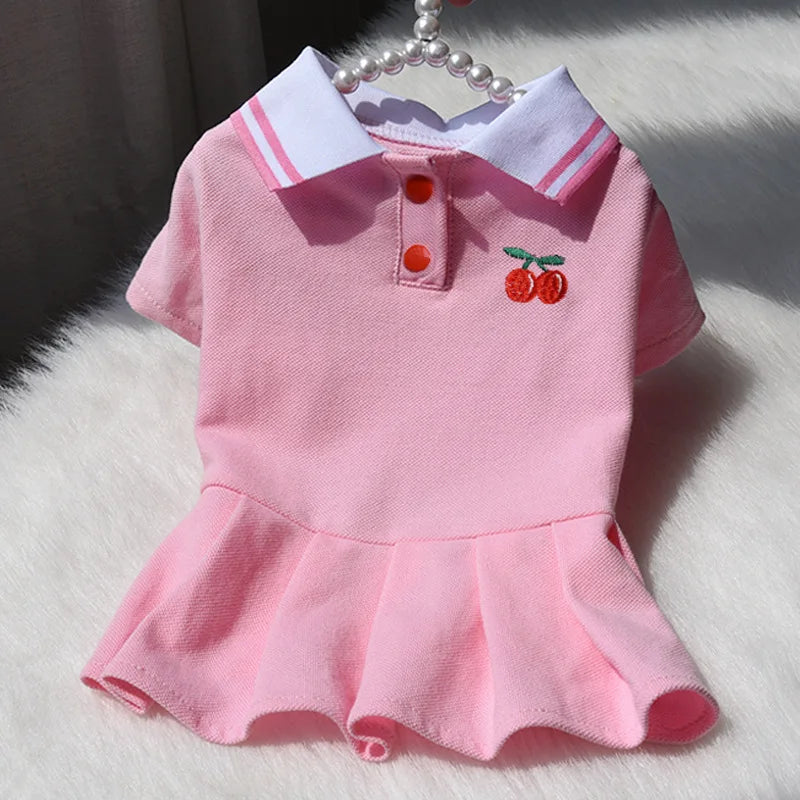 Robe Polo en Coton Respirant pour Chien pour le Confort d'Été