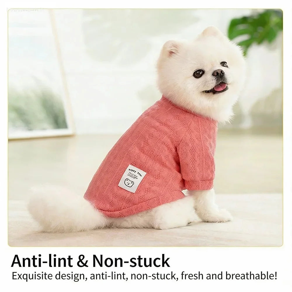 Pull d'Hiver Écologique pour Chien - Chaleur et Confort Classiques