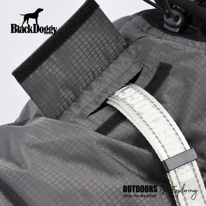 Manteau d'hiver en coton BlackDoggy pour chien pour l'exploration en plein air