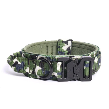 Collier Tactique pour Chien en Nylon Résistant pour une Manipulation Sécurisée