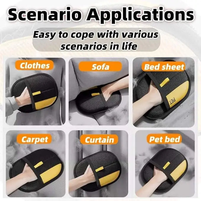 Gants de Toilettage Doux en Nylon pour Animaux de Compagnie pour un Brossage en Douceur