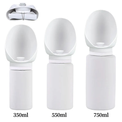 Bouteille d'eau pliable en silicone étanche pour chien
