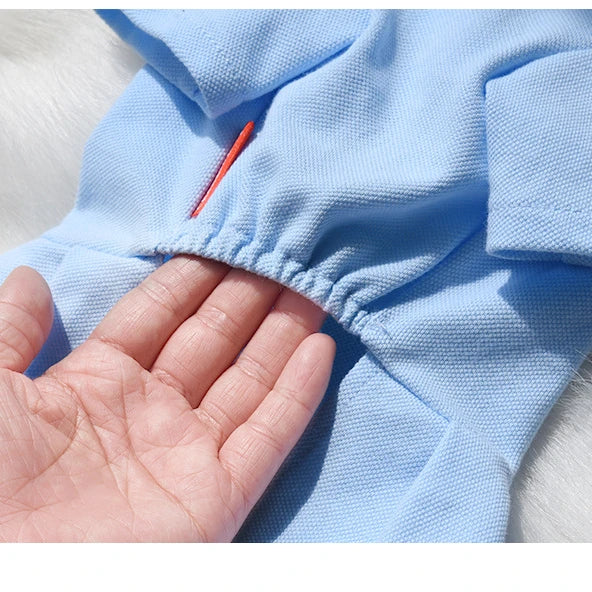 Robe Polo en Coton Respirant pour Chien pour le Confort d'Été