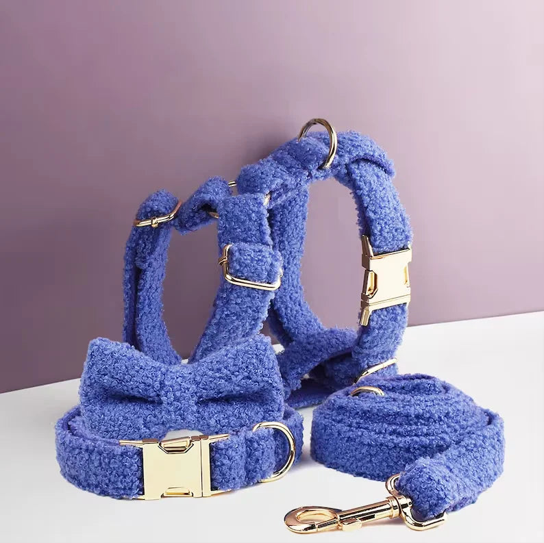 Ensemble de harnais pour chien en silicone personnalisé pour une marche sécurisée
