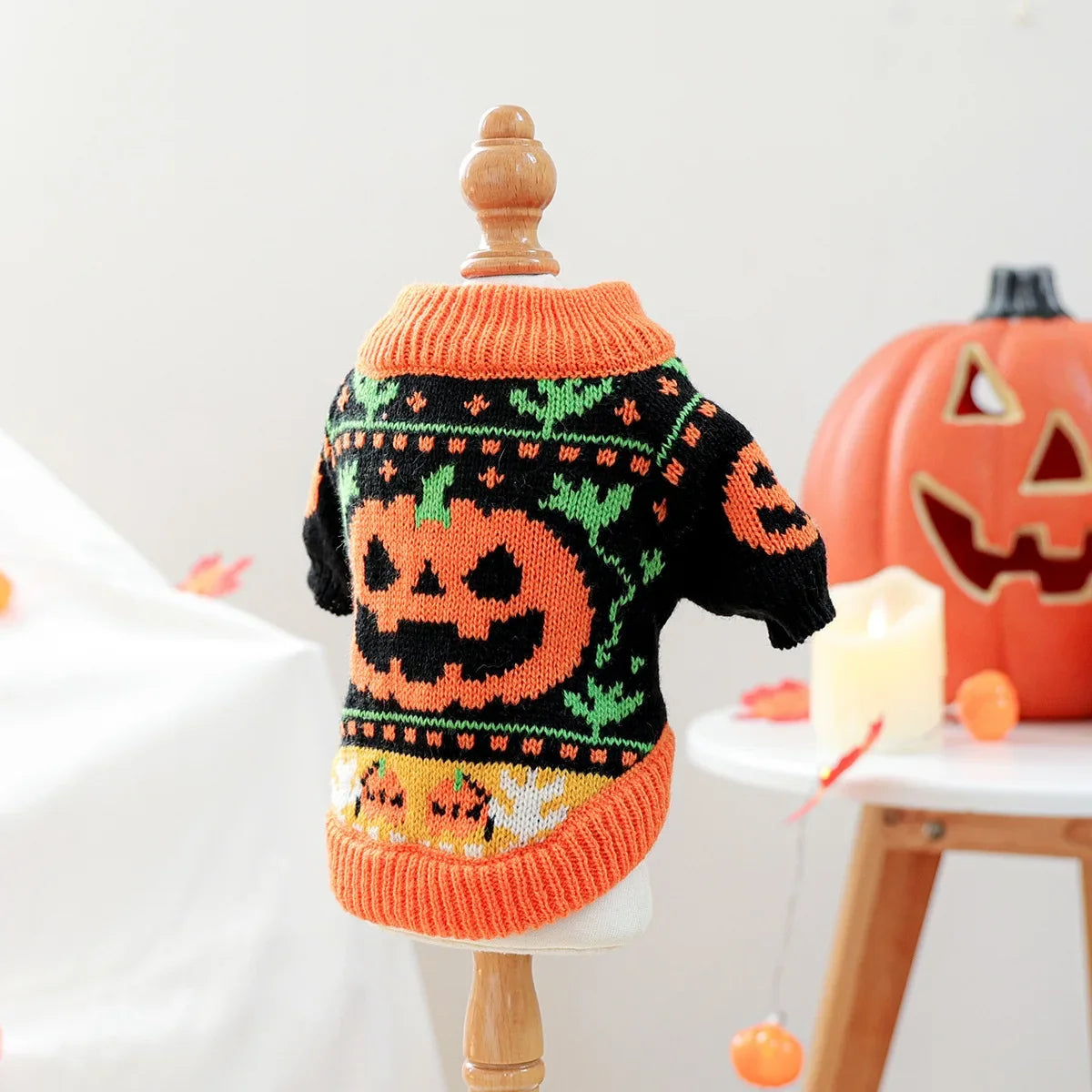 Pull d'Hiver Festif pour Chien - Manteau Écologique et Chaud pour les Fêtes
