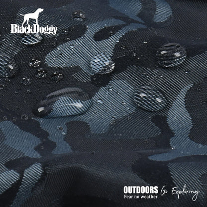 Manteau d'hiver en coton BlackDoggy pour chien pour l'exploration en plein air