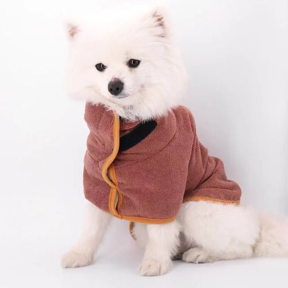 Peignoir et Manteau de Séchage Super Absorbant en Microfibre pour Animaux