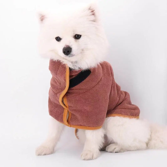 Peignoir et Manteau de Séchage Super Absorbant en Microfibre pour Animaux