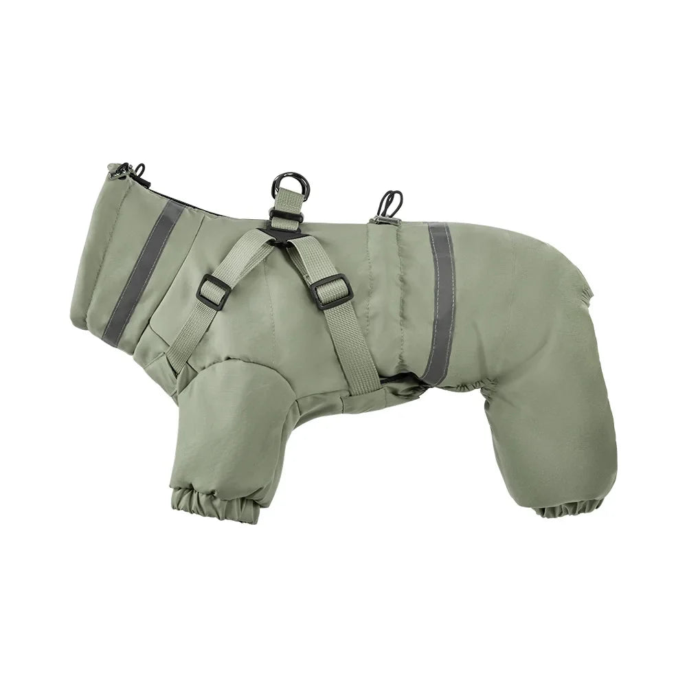 Combinaison Imperméable pour Chien : Veste Quatre Pattes Respirante et Chaude