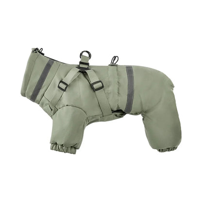 Combinaison Imperméable pour Chien : Veste Quatre Pattes Respirante et Chaude