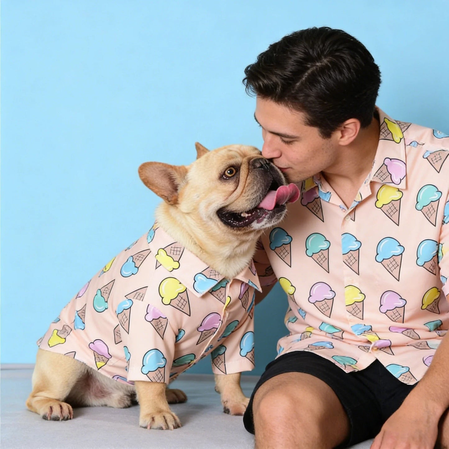 Sweat à Capuche Assorti en Coton VPETBR pour Chien et Propriétaire pour un Confort Quotidien