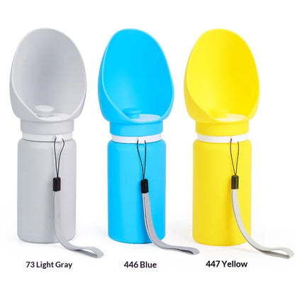 Bouteille d'eau portable et pliable pour animaux – Distributeur de voyage 500 ml