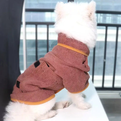 Peignoir et Manteau de Séchage Super Absorbant en Microfibre pour Animaux