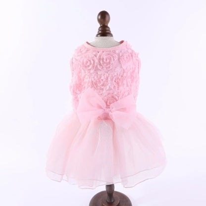Robe Princesse Florale d'Été pour Chien - Légère et Écologique