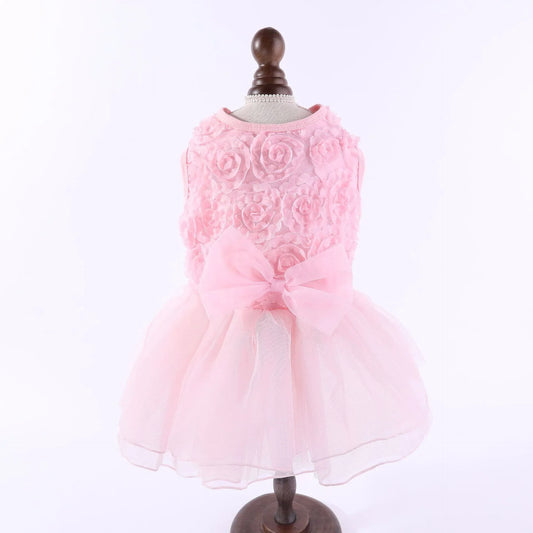 Robe Princesse Florale d'Été pour Chien - Légère et Écologique