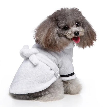 Peignoir à Capuche Hautement Absorbant pour Chiens et Chats