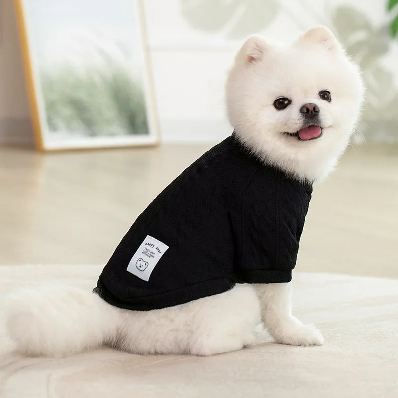 Pull d'Hiver Écologique pour Chien - Chaleur et Confort Classiques