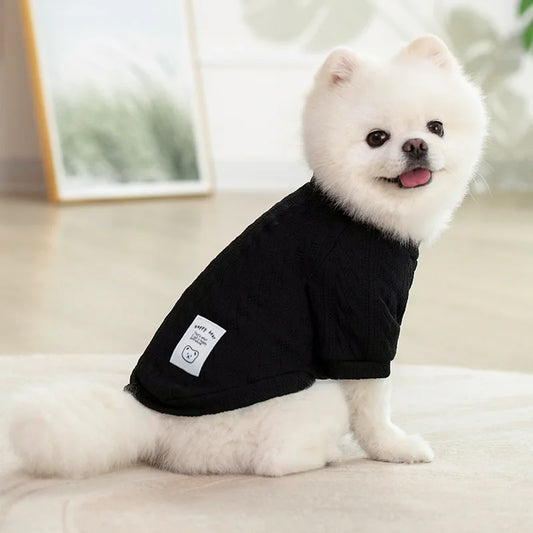 Pull d'Hiver Écologique pour Chien - Chaleur et Confort Classiques