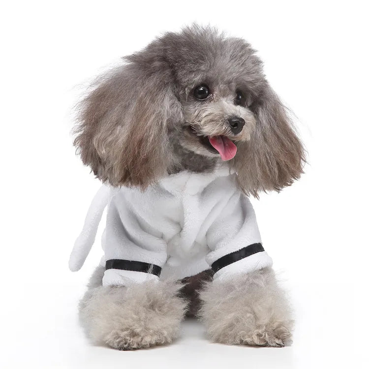 Peignoir à Capuche Hautement Absorbant pour Chiens et Chats