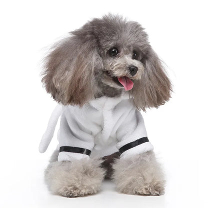 Peignoir à Capuche Hautement Absorbant pour Chiens et Chats