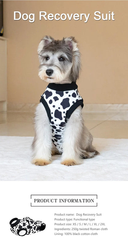 Combinaison de Récupération Post-Chirurgie pour Animaux - Couverture Abdominale Confortable