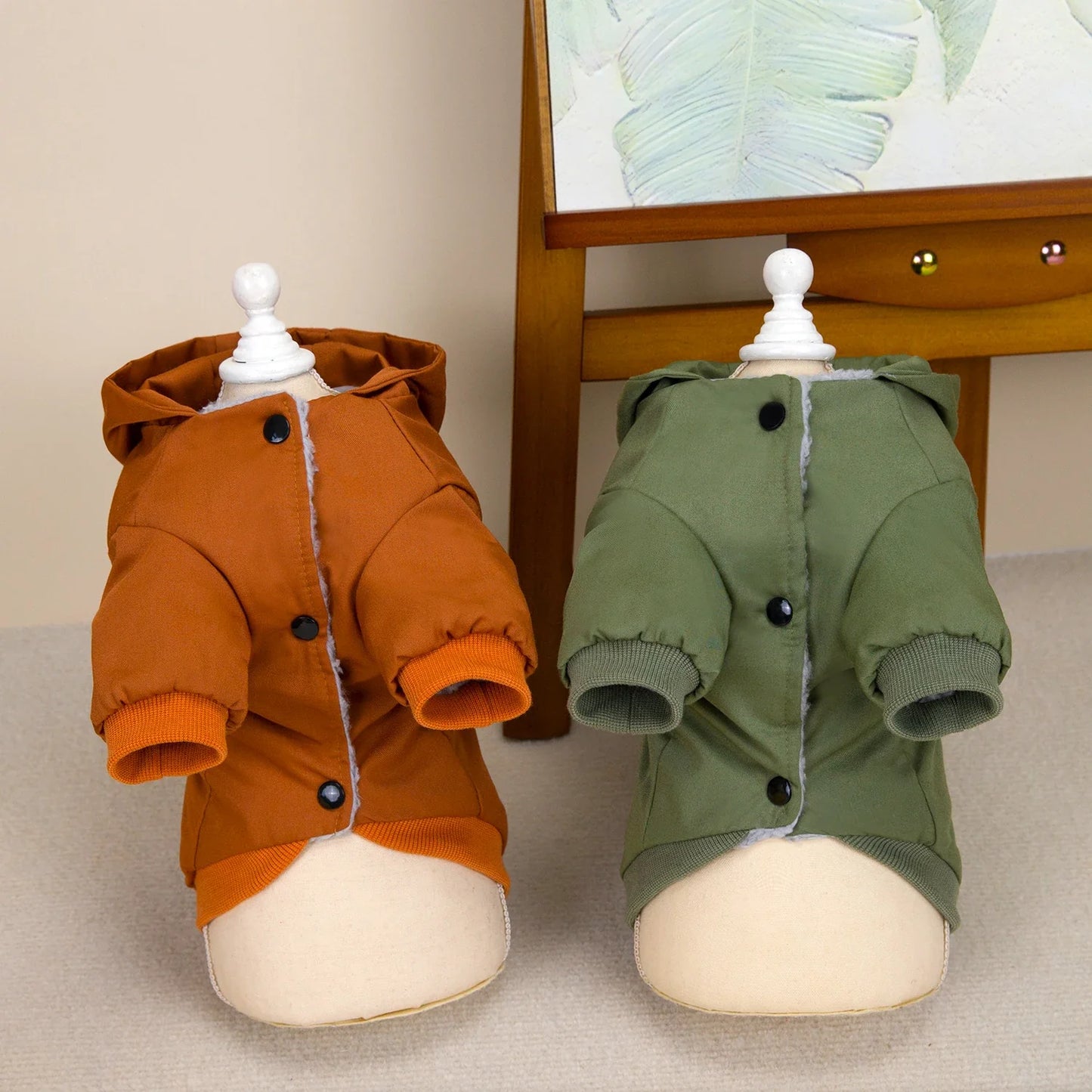 Manteau d'Hiver pour Chien à Deux Pattes - Veste en Polyester Écologique