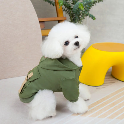 Manteau d'Hiver pour Chien à Deux Pattes - Veste en Polyester Écologique
