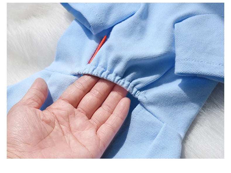 Robe Polo en Coton Respirant pour Chien pour le Confort d'Été