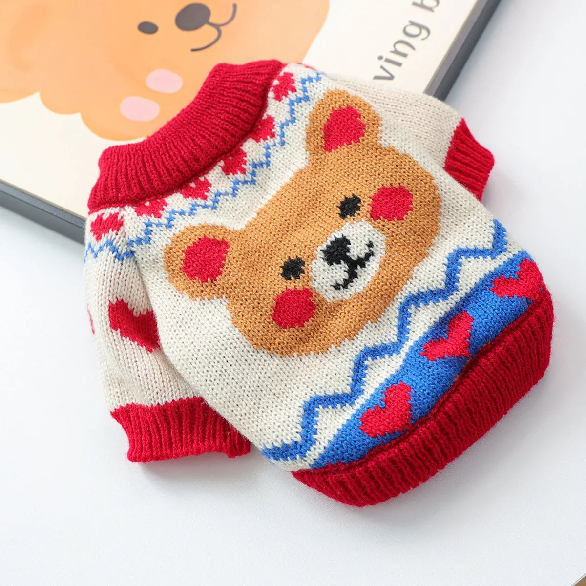 Pull d'Hiver Festif pour Chien - Manteau Écologique et Chaud pour les Fêtes
