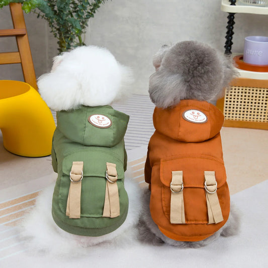 Manteau d'Hiver pour Chien à Deux Pattes - Veste en Polyester Écologique