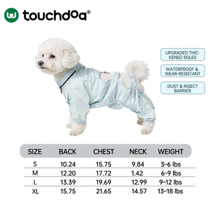 Combinaison Intégrale pour Chien Touchdog - Imperméable et Anti-Salissures Confortable