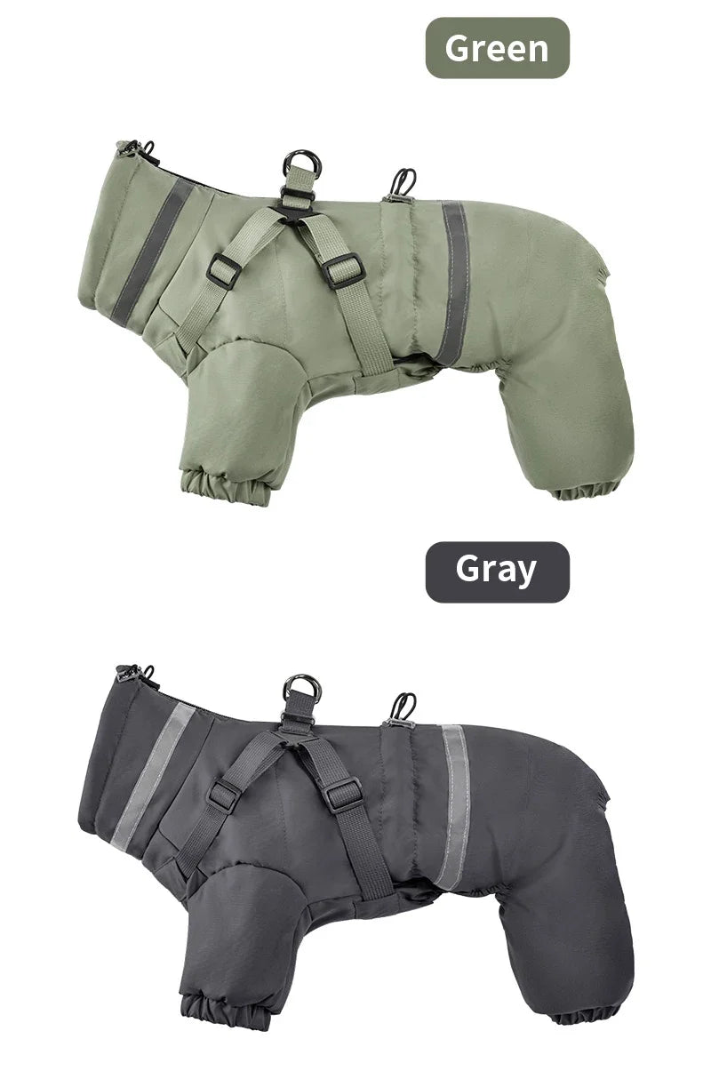 Combinaison Imperméable pour Chien : Veste Quatre Pattes Respirante et Chaude