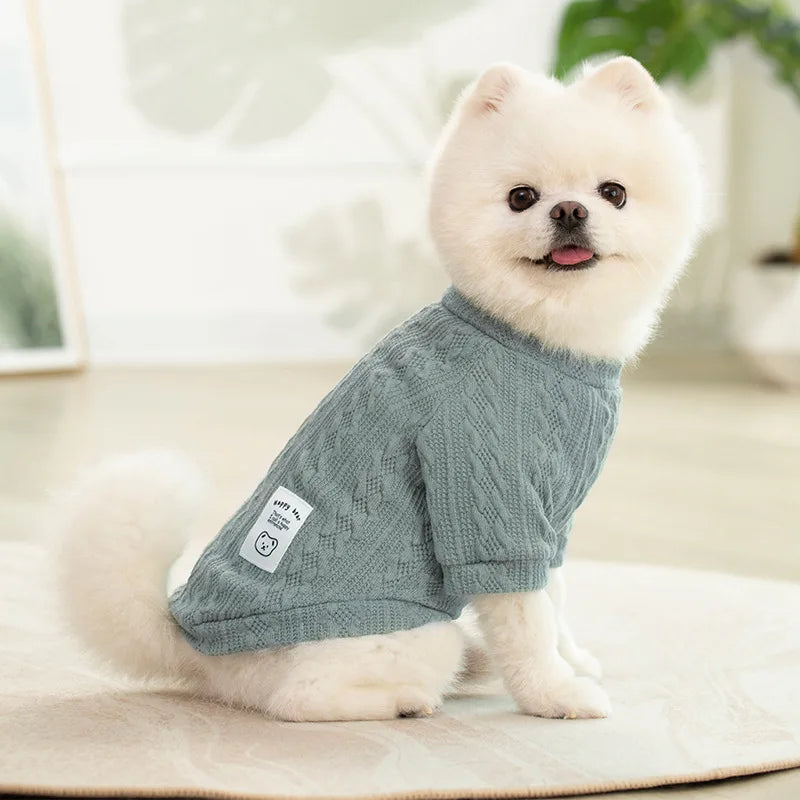 Pull d'Hiver Écologique pour Chien - Chaleur et Confort Classiques