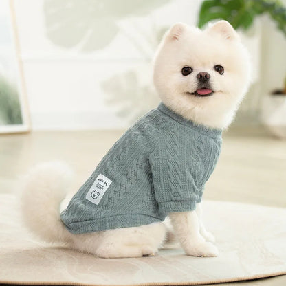 Pull d'Hiver Écologique pour Chien - Chaleur et Confort Classiques