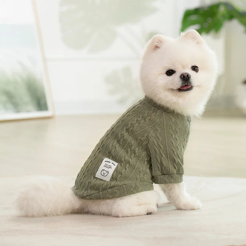 Pull d'Hiver Écologique pour Chien - Chaleur et Confort Classiques
