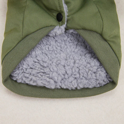 Manteau d'Hiver pour Chien à Deux Pattes - Veste en Polyester Écologique